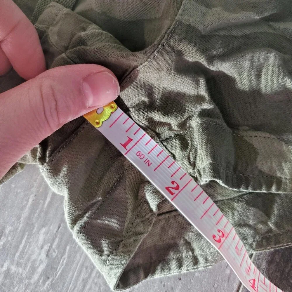 SO Camouflage 100% Rayon Elastic Waist Drawstring Shorts with Pockets XS NWOT - Picture 12 of 12